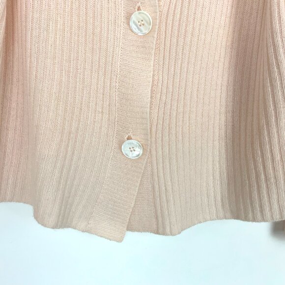 P. Jamas 100% Cashmere Baby Pink Bed Jacket Size S - Picture 3 of 16